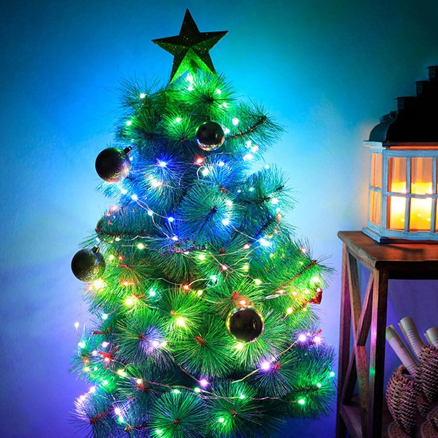 Multi-farbige animierte LED-Weihnachtsbaum-Lichtshow - 1+1 GRATIS! – Veomax